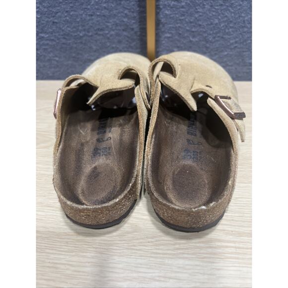 Birkenstock Boston Suede Leather Clogs Mule Slip On Casual Womens Size 39 - Picture 9 of 11